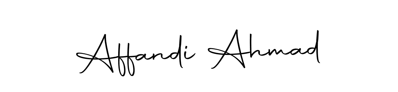 The best way (Autography-DOLnW) to make a short signature is to pick only two or three words in your name. The name Affandi Ahmad include a total of six letters. For converting this name. Affandi Ahmad signature style 10 images and pictures png