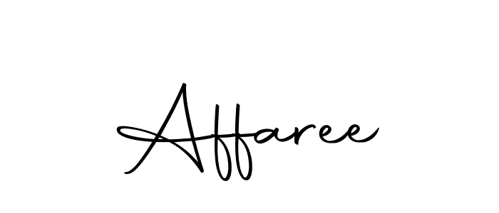 You should practise on your own different ways (Autography-DOLnW) to write your name (Affaree) in signature. don't let someone else do it for you. Affaree signature style 10 images and pictures png