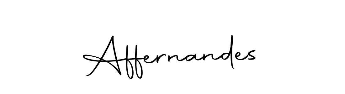 You should practise on your own different ways (Autography-DOLnW) to write your name (Affernandes) in signature. don't let someone else do it for you. Affernandes signature style 10 images and pictures png