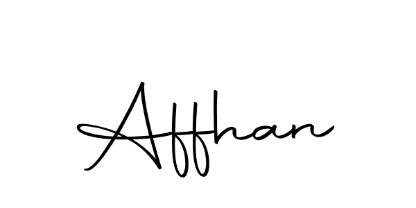Make a beautiful signature design for name Affhan. With this signature (Autography-DOLnW) style, you can create a handwritten signature for free. Affhan signature style 10 images and pictures png