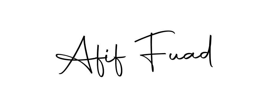 Afif Fuad stylish signature style. Best Handwritten Sign (Autography-DOLnW) for my name. Handwritten Signature Collection Ideas for my name Afif Fuad. Afif Fuad signature style 10 images and pictures png