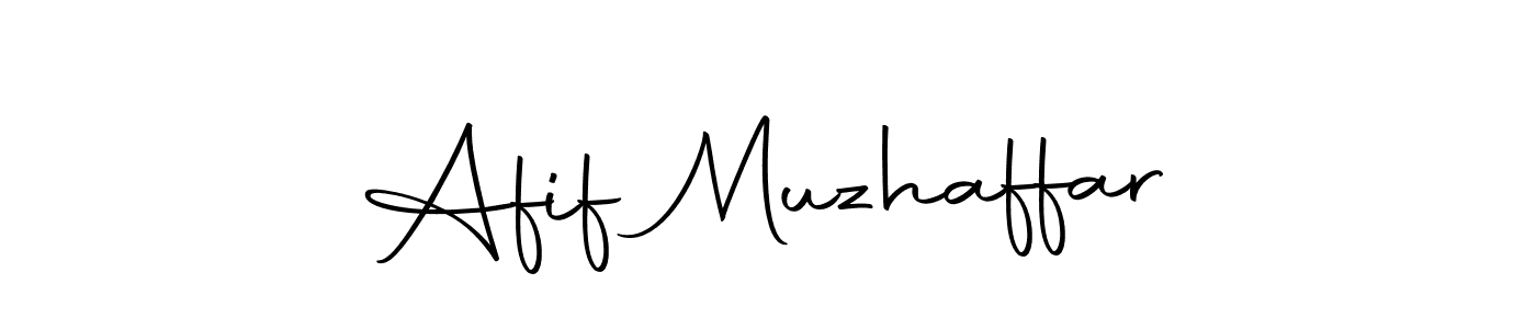 Afif Muzhaffar stylish signature style. Best Handwritten Sign (Autography-DOLnW) for my name. Handwritten Signature Collection Ideas for my name Afif Muzhaffar. Afif Muzhaffar signature style 10 images and pictures png