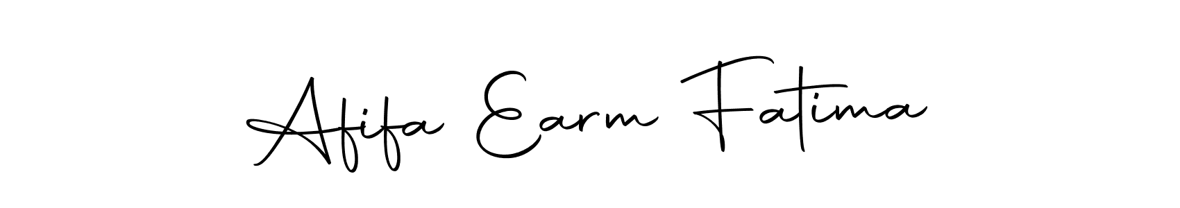 Make a short Afifa Earm Fatima signature style. Manage your documents anywhere anytime using Autography-DOLnW. Create and add eSignatures, submit forms, share and send files easily. Afifa Earm Fatima signature style 10 images and pictures png