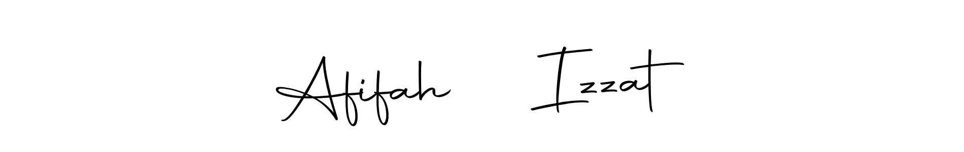 Afifah ❤️ Izzat stylish signature style. Best Handwritten Sign (Autography-DOLnW) for my name. Handwritten Signature Collection Ideas for my name Afifah ❤️ Izzat. Afifah ❤️ Izzat signature style 10 images and pictures png