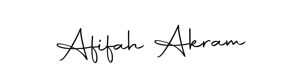 if you are searching for the best signature style for your name Afifah Akram. so please give up your signature search. here we have designed multiple signature styles  using Autography-DOLnW. Afifah Akram signature style 10 images and pictures png