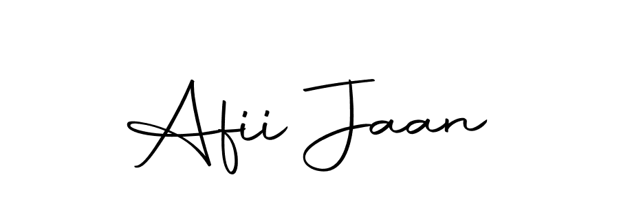 How to make Afii Jaan name signature. Use Autography-DOLnW style for creating short signs online. This is the latest handwritten sign. Afii Jaan signature style 10 images and pictures png