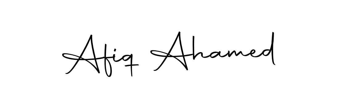 Make a beautiful signature design for name Afiq Ahamed. With this signature (Autography-DOLnW) style, you can create a handwritten signature for free. Afiq Ahamed signature style 10 images and pictures png
