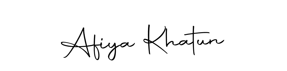 Make a beautiful signature design for name Afiya Khatun. With this signature (Autography-DOLnW) style, you can create a handwritten signature for free. Afiya Khatun signature style 10 images and pictures png