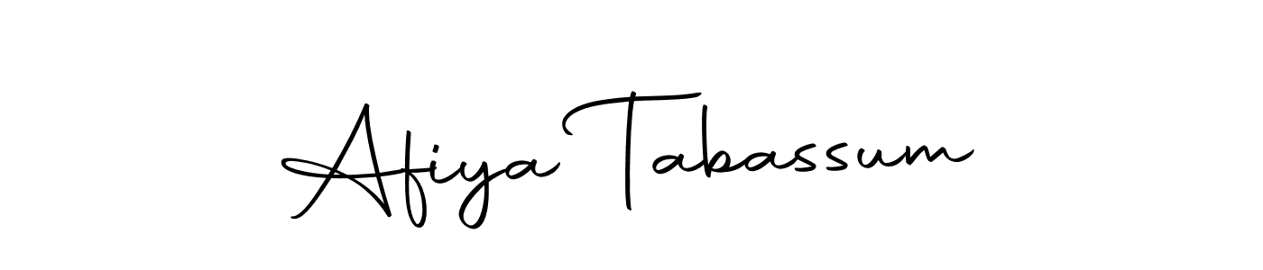 How to make Afiya Tabassum signature? Autography-DOLnW is a professional autograph style. Create handwritten signature for Afiya Tabassum name. Afiya Tabassum signature style 10 images and pictures png