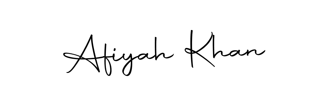 Use a signature maker to create a handwritten signature online. With this signature software, you can design (Autography-DOLnW) your own signature for name Afiyah Khan. Afiyah Khan signature style 10 images and pictures png