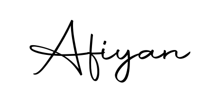Get an exclusive digital autograph for Afiyan. The Autography-DOLnW typeface captures the charm of real penmanship on paper. Afiyan signature style 10 images and pictures png