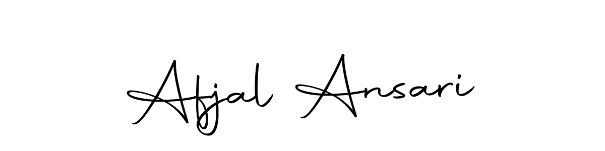 Also we have Afjal Ansari name is the best signature style. Create professional handwritten signature collection using Autography-DOLnW autograph style. Afjal Ansari signature style 10 images and pictures png