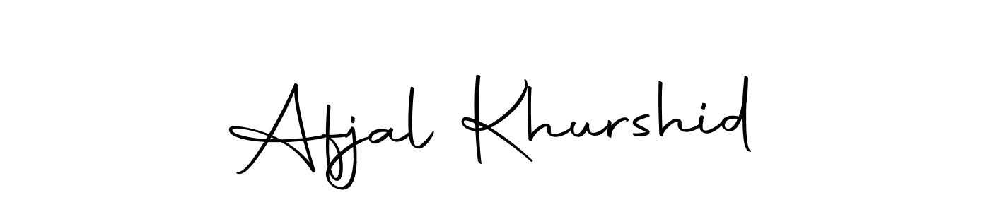 This is the best signature style for the Afjal Khurshid name. Also you like these signature font (Autography-DOLnW). Mix name signature. Afjal Khurshid signature style 10 images and pictures png