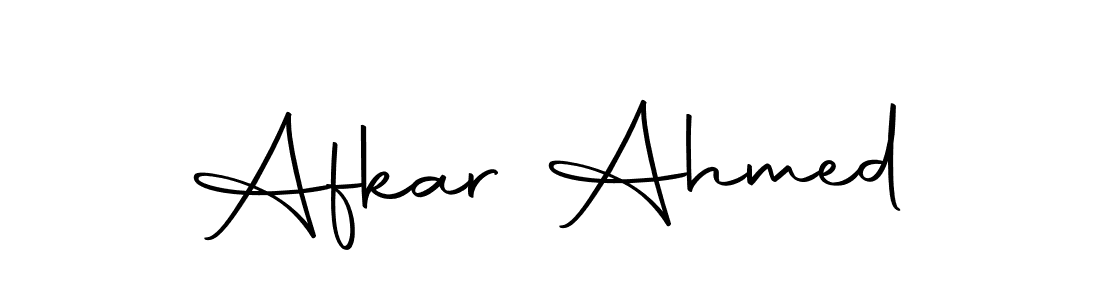 Make a beautiful signature design for name Afkar Ahmed. With this signature (Autography-DOLnW) style, you can create a handwritten signature for free. Afkar Ahmed signature style 10 images and pictures png