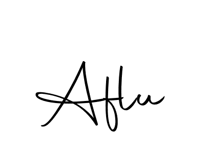 Create a beautiful signature design for name Aflu. With this signature (Autography-DOLnW) fonts, you can make a handwritten signature for free. Aflu signature style 10 images and pictures png