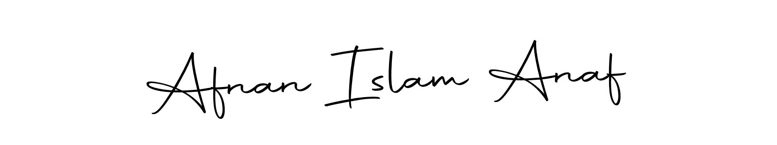 Make a short Afnan Islam Anaf signature style. Manage your documents anywhere anytime using Autography-DOLnW. Create and add eSignatures, submit forms, share and send files easily. Afnan Islam Anaf signature style 10 images and pictures png