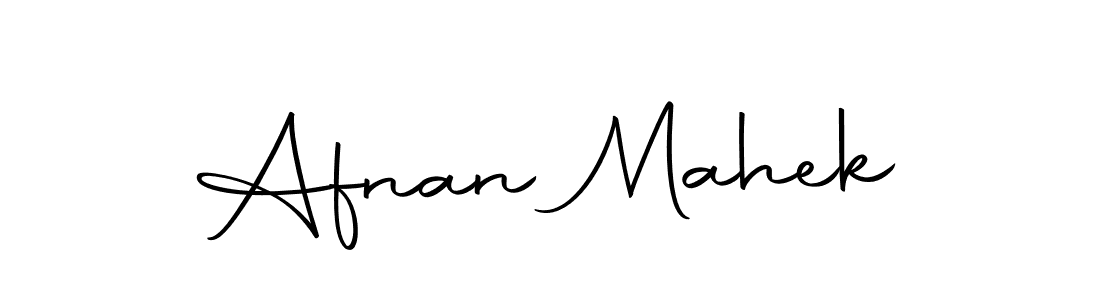 Create a beautiful signature design for name Afnan Mahek. With this signature (Autography-DOLnW) fonts, you can make a handwritten signature for free. Afnan Mahek signature style 10 images and pictures png