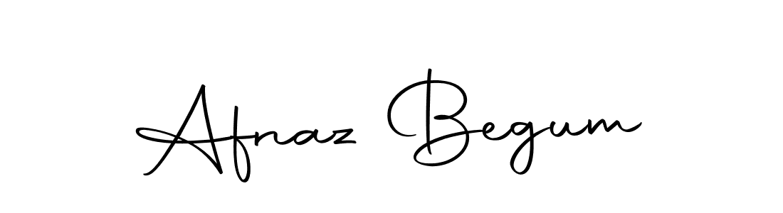 Create a beautiful signature design for name Afnaz Begum. With this signature (Autography-DOLnW) fonts, you can make a handwritten signature for free. Afnaz Begum signature style 10 images and pictures png