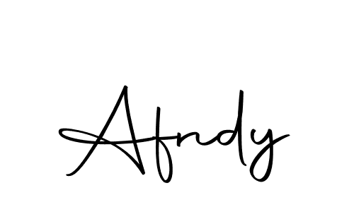 Create a beautiful signature design for name Afndy. With this signature (Autography-DOLnW) fonts, you can make a handwritten signature for free. Afndy signature style 10 images and pictures png