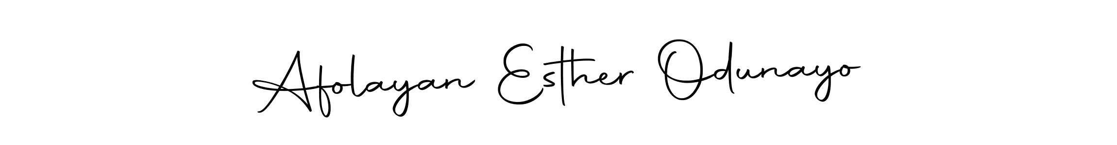 How to make Afolayan Esther Odunayo signature? Autography-DOLnW is a professional autograph style. Create handwritten signature for Afolayan Esther Odunayo name. Afolayan Esther Odunayo signature style 10 images and pictures png