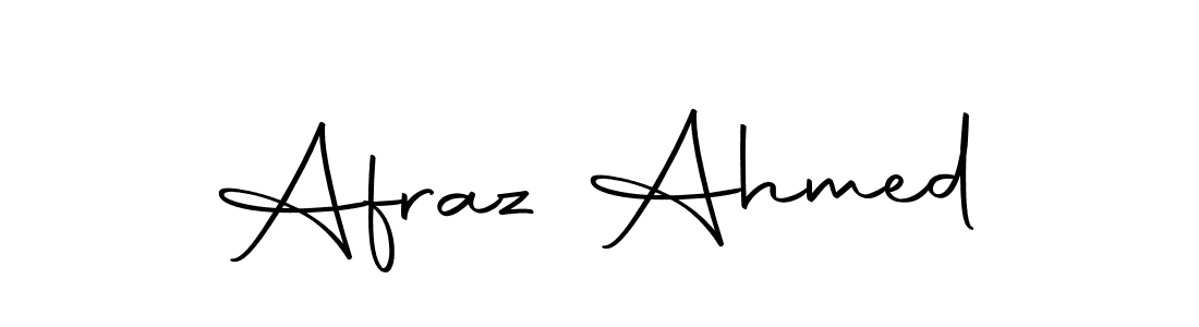 Create a beautiful signature design for name Afraz Ahmed. With this signature (Autography-DOLnW) fonts, you can make a handwritten signature for free. Afraz Ahmed signature style 10 images and pictures png