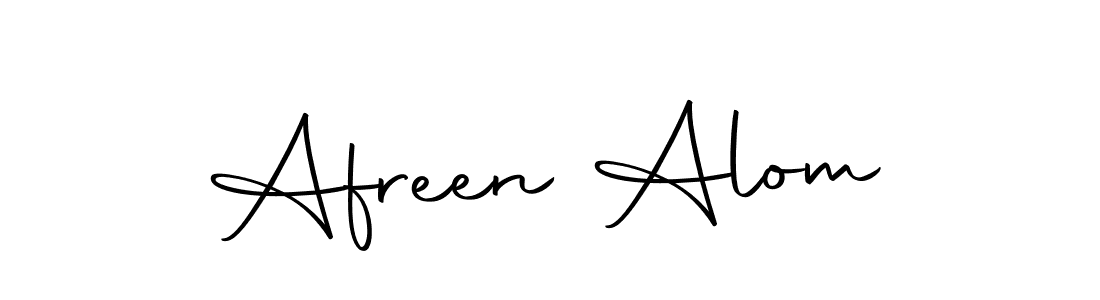 You should practise on your own different ways (Autography-DOLnW) to write your name (Afreen Alom) in signature. don't let someone else do it for you. Afreen Alom signature style 10 images and pictures png