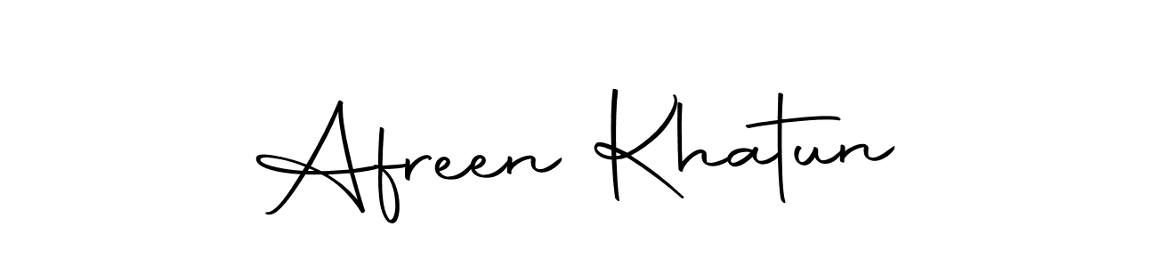 Make a beautiful signature design for name Afreen Khatun. With this signature (Autography-DOLnW) style, you can create a handwritten signature for free. Afreen Khatun signature style 10 images and pictures png