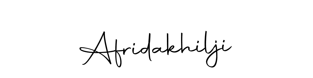 How to make Afridakhilji signature? Autography-DOLnW is a professional autograph style. Create handwritten signature for Afridakhilji name. Afridakhilji signature style 10 images and pictures png