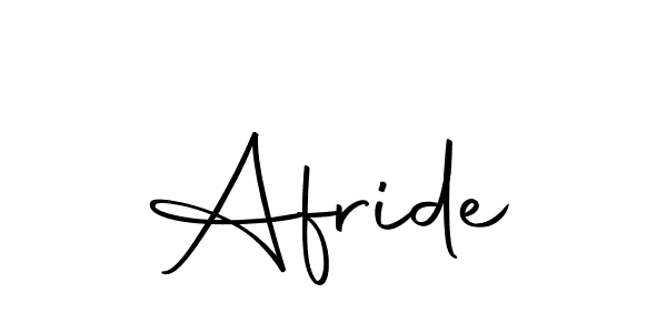 Make a beautiful signature design for name Afride. With this signature (Autography-DOLnW) style, you can create a handwritten signature for free. Afride signature style 10 images and pictures png