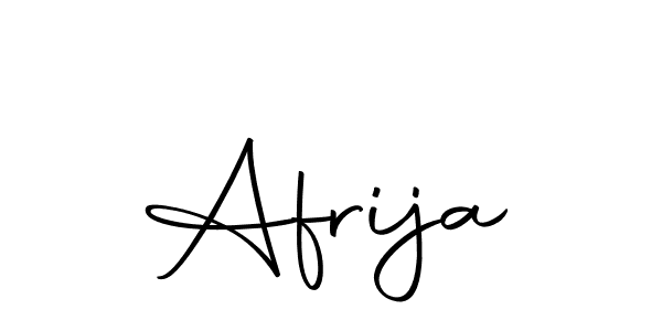 Use a signature maker to create a handwritten signature online. With this signature software, you can design (Autography-DOLnW) your own signature for name Afrija. Afrija signature style 10 images and pictures png