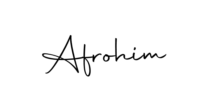 Create a beautiful signature design for name Afrohim. With this signature (Autography-DOLnW) fonts, you can make a handwritten signature for free. Afrohim signature style 10 images and pictures png