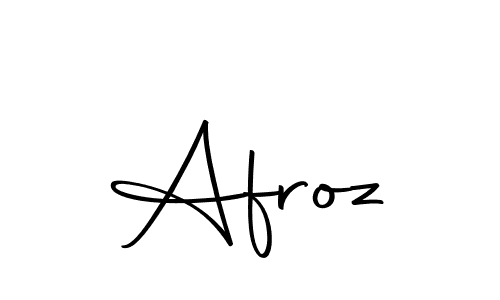 Create a beautiful signature design for name Afroz. With this signature (Autography-DOLnW) fonts, you can make a handwritten signature for free. Afroz signature style 10 images and pictures png