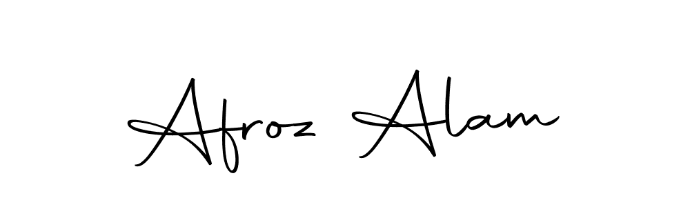 Design your own signature with our free online signature maker. With this signature software, you can create a handwritten (Autography-DOLnW) signature for name Afroz Alam. Afroz Alam signature style 10 images and pictures png