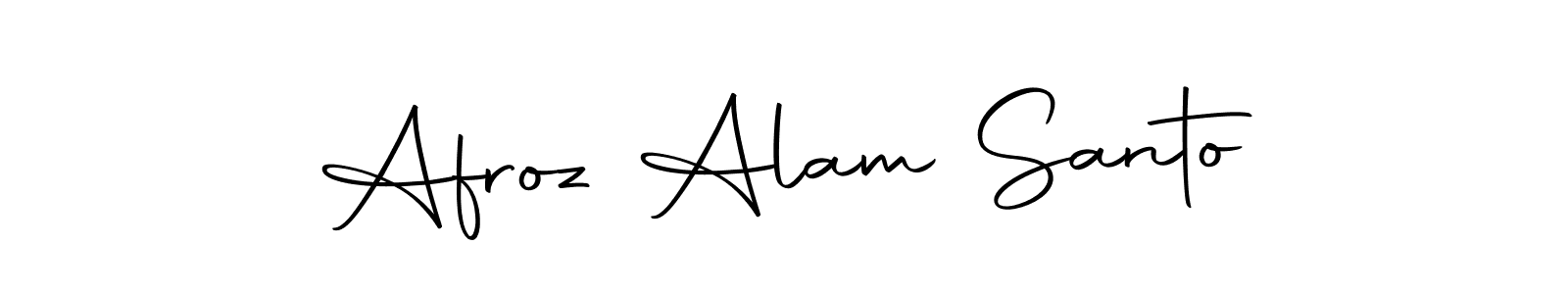 Also You can easily find your signature by using the search form. We will create Afroz Alam Santo name handwritten signature images for you free of cost using Autography-DOLnW sign style. Afroz Alam Santo signature style 10 images and pictures png
