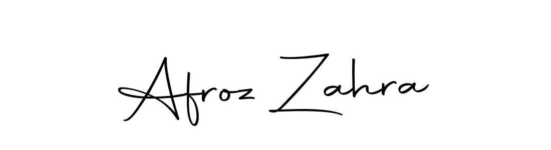 Afroz Zahra stylish signature style. Best Handwritten Sign (Autography-DOLnW) for my name. Handwritten Signature Collection Ideas for my name Afroz Zahra. Afroz Zahra signature style 10 images and pictures png