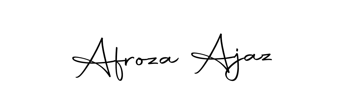 Design your own signature with our free online signature maker. With this signature software, you can create a handwritten (Autography-DOLnW) signature for name Afroza Ajaz. Afroza Ajaz signature style 10 images and pictures png