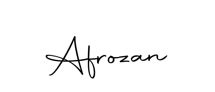 How to make Afrozan signature? Autography-DOLnW is a professional autograph style. Create handwritten signature for Afrozan name. Afrozan signature style 10 images and pictures png