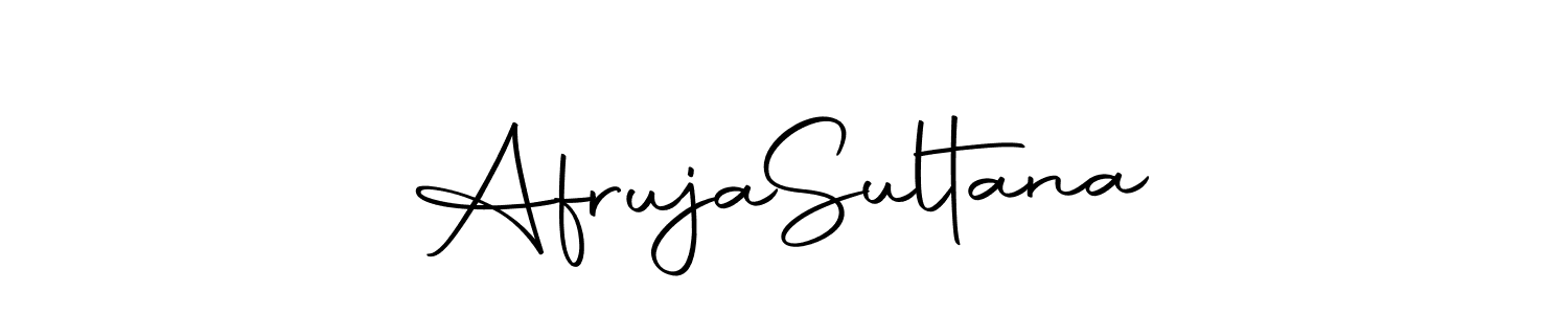 Make a beautiful signature design for name Afruja  Sultana. Use this online signature maker to create a handwritten signature for free. Afruja  Sultana signature style 10 images and pictures png
