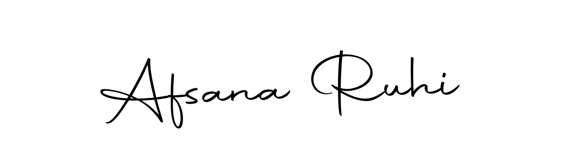 Create a beautiful signature design for name Afsana Ruhi. With this signature (Autography-DOLnW) fonts, you can make a handwritten signature for free. Afsana Ruhi signature style 10 images and pictures png