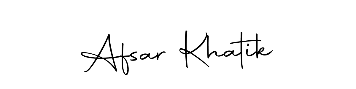 How to make Afsar Khatik signature? Autography-DOLnW is a professional autograph style. Create handwritten signature for Afsar Khatik name. Afsar Khatik signature style 10 images and pictures png