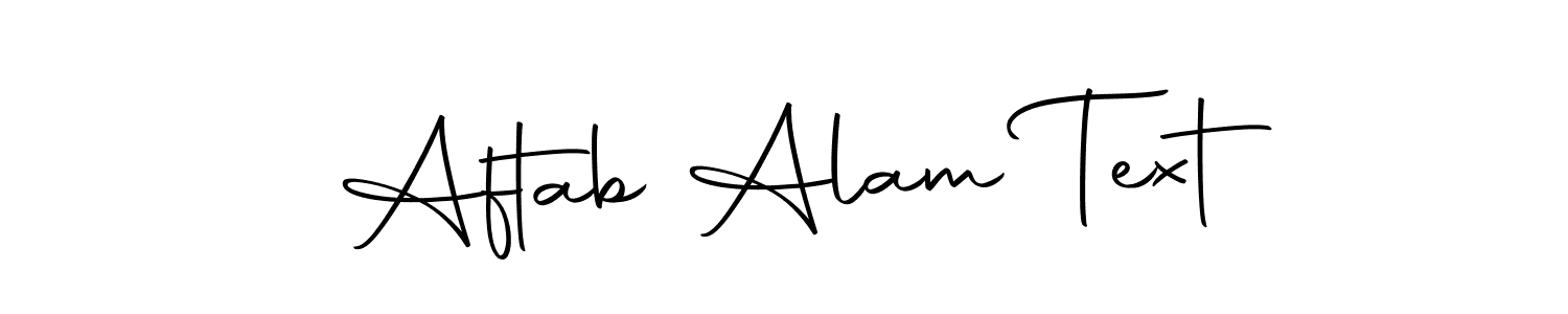 This is the best signature style for the Aftab Alam Text name. Also you like these signature font (Autography-DOLnW). Mix name signature. Aftab Alam Text signature style 10 images and pictures png