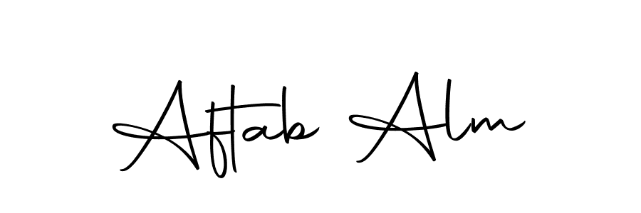 This is the best signature style for the Aftab Alm name. Also you like these signature font (Autography-DOLnW). Mix name signature. Aftab Alm signature style 10 images and pictures png