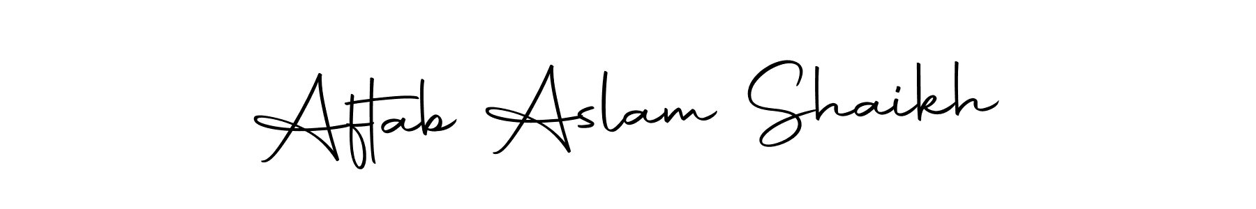 This is the best signature style for the Aftab Aslam Shaikh name. Also you like these signature font (Autography-DOLnW). Mix name signature. Aftab Aslam Shaikh signature style 10 images and pictures png
