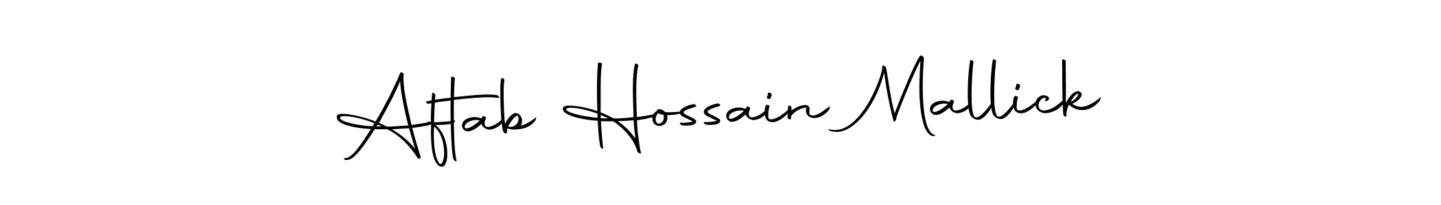 How to make Aftab Hossain Mallick signature? Autography-DOLnW is a professional autograph style. Create handwritten signature for Aftab Hossain Mallick name. Aftab Hossain Mallick signature style 10 images and pictures png