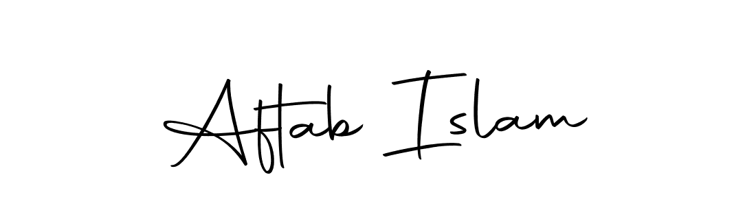 Make a beautiful signature design for name Aftab Islam. With this signature (Autography-DOLnW) style, you can create a handwritten signature for free. Aftab Islam signature style 10 images and pictures png