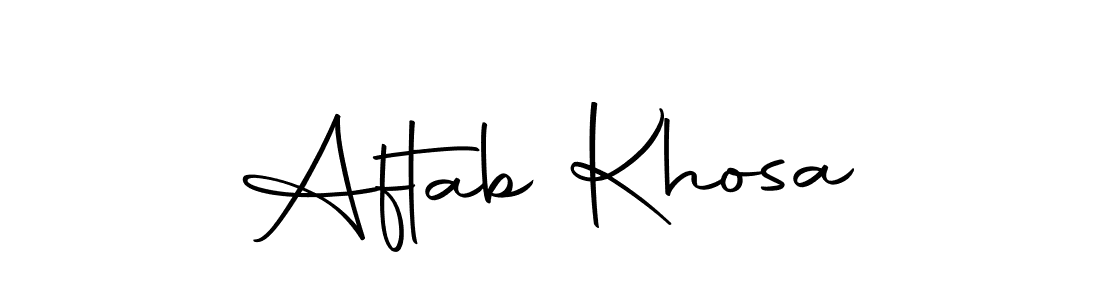 Make a short Aftab Khosa signature style. Manage your documents anywhere anytime using Autography-DOLnW. Create and add eSignatures, submit forms, share and send files easily. Aftab Khosa signature style 10 images and pictures png