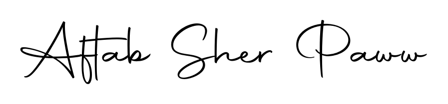 A dynamic signature style for Aftab Sher Paww using Autography-DOLnW script. Designed to look authentic, handwritten, and professional. Aftab Sher Paww signature style 10 images and pictures png