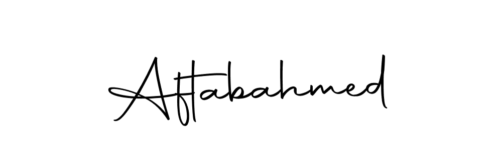 Also we have Aftabahmed name is the best signature style. Create professional handwritten signature collection using Autography-DOLnW autograph style. Aftabahmed signature style 10 images and pictures png