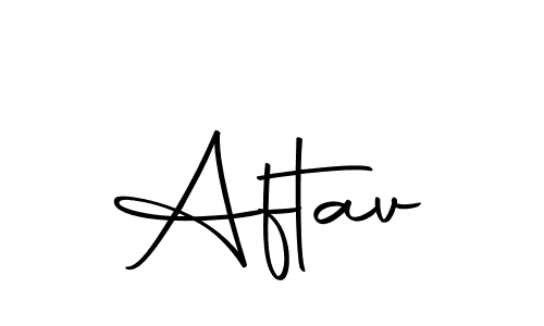 Create a beautiful signature design for name Aftav. With this signature (Autography-DOLnW) fonts, you can make a handwritten signature for free. Aftav signature style 10 images and pictures png