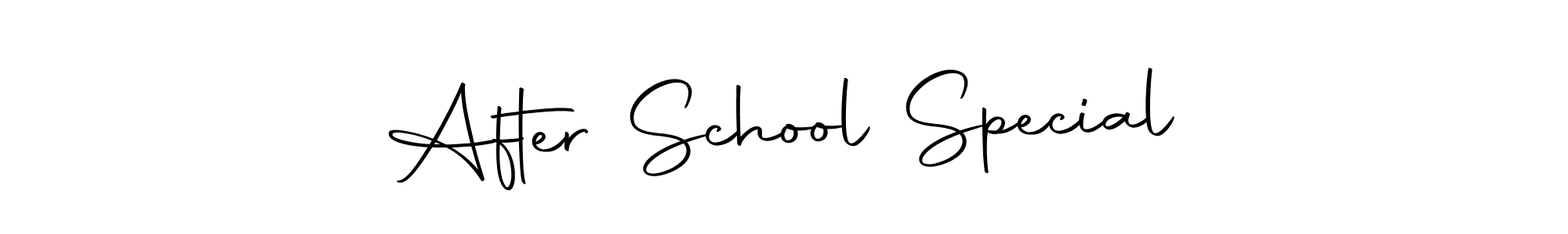 Similarly Autography-DOLnW is the best handwritten signature design. Signature creator online .You can use it as an online autograph creator for name After School Special. After School Special signature style 10 images and pictures png